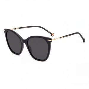 Carolina Herrera Her 0091/s Black Square Sunglasses for Unisex, Black lens