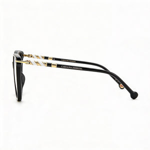 Carolina Herrera HER 0094 807 Square Eyeglasses for Women — front view, Acetate