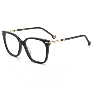 Carolina Herrera HER 0094 807 Black Square Eyeglasses for Women, Acetate frame