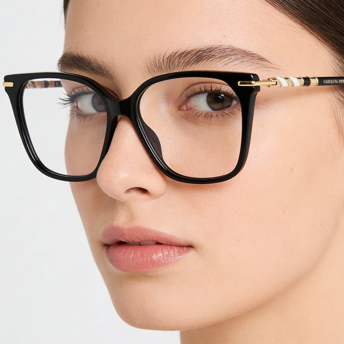 Gafas graduadas Carolina Herrera HER 0094 807 cuadradas para mujer, color negro, 54mm, Photo 4