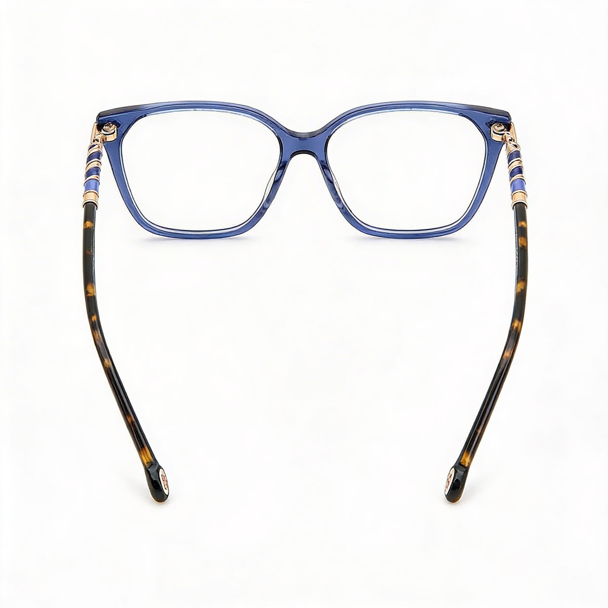 Gafas de sol Carolina Herrera para mujer, modernas, de acetato, lentes azules Havana, 54mm, protección UV, sin polarizar, Photo 2