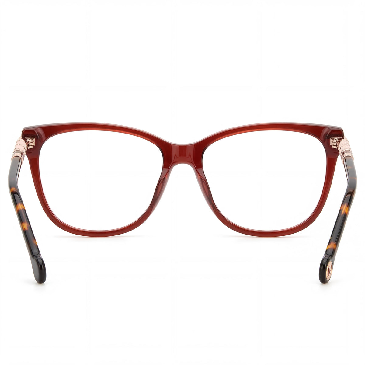 Carolina Herrera Her 0096 Red Rectangle Eyeglasses Unisex, 54mm, Photo 3
