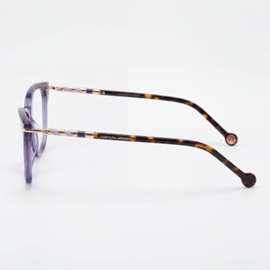 Carolina Herrera Her 0096 Rectangle Eyeglasses for Women — front view, Acetate