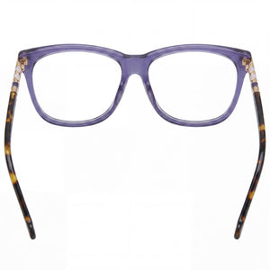 Carolina Herrera Her 0096 Rectangle Eyeglasses for Women — interior view, Polycarbonate demo lenses