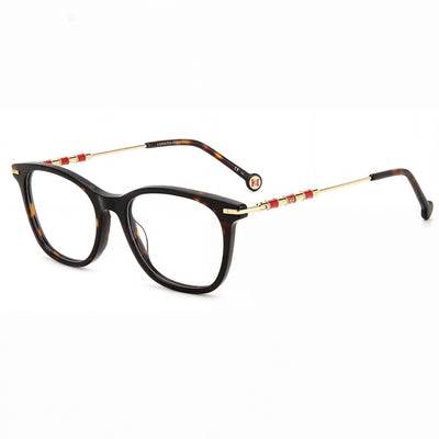 Carolina Herrera Her 0103 Havana Square Eyeglasses for Women, Plastic frame
