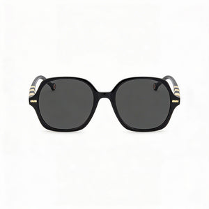 Carolina Herrera HER-0106/S Rectangle Sunglasses for Women — front view, Plastic frame