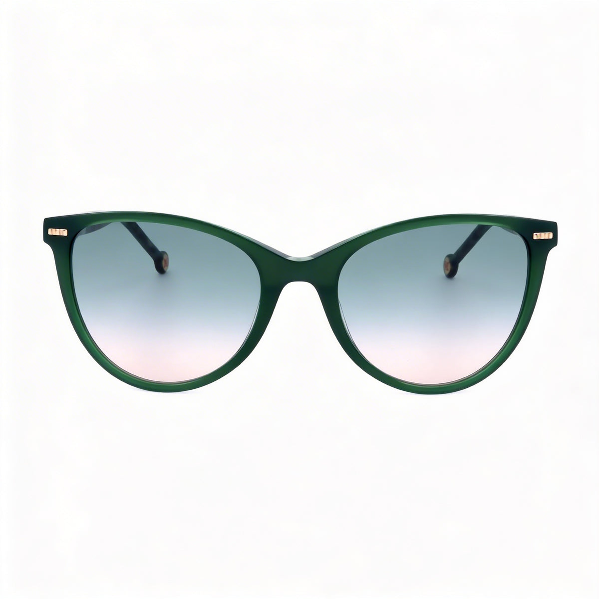Carolina Herrera Modern Her 0107/S Gafas de Sol de Acetato Verde Habana Marrón Gris Degradado No Polarizadas con Protección UV para Mujer 57mm, Photo 2