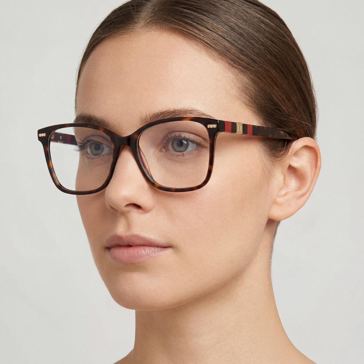 Gafas graduadas Carolina Herrera Her 0108 Havana Red para mujer, 54mm, Photo 4
