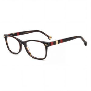 Carolina Herrera Her 0110 Red Rectangle Eyeglasses for Women, Acetate frame