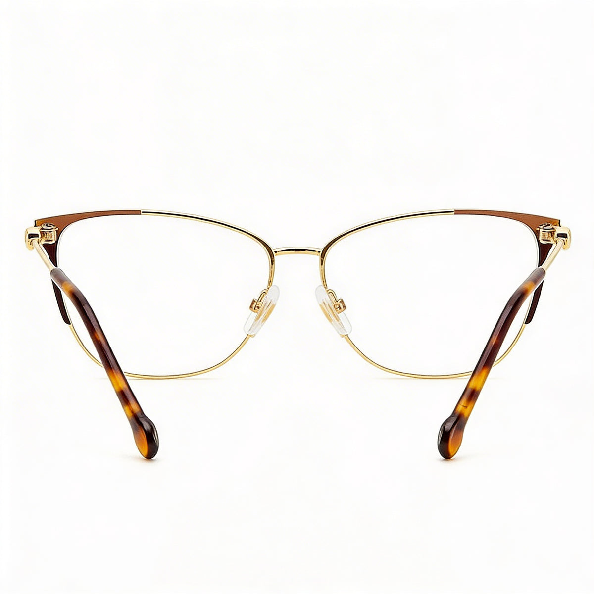Gafas graduadas rectangulares doradas Carolina Herrera Her 0116 para mujer, 57 mm, Photo 3