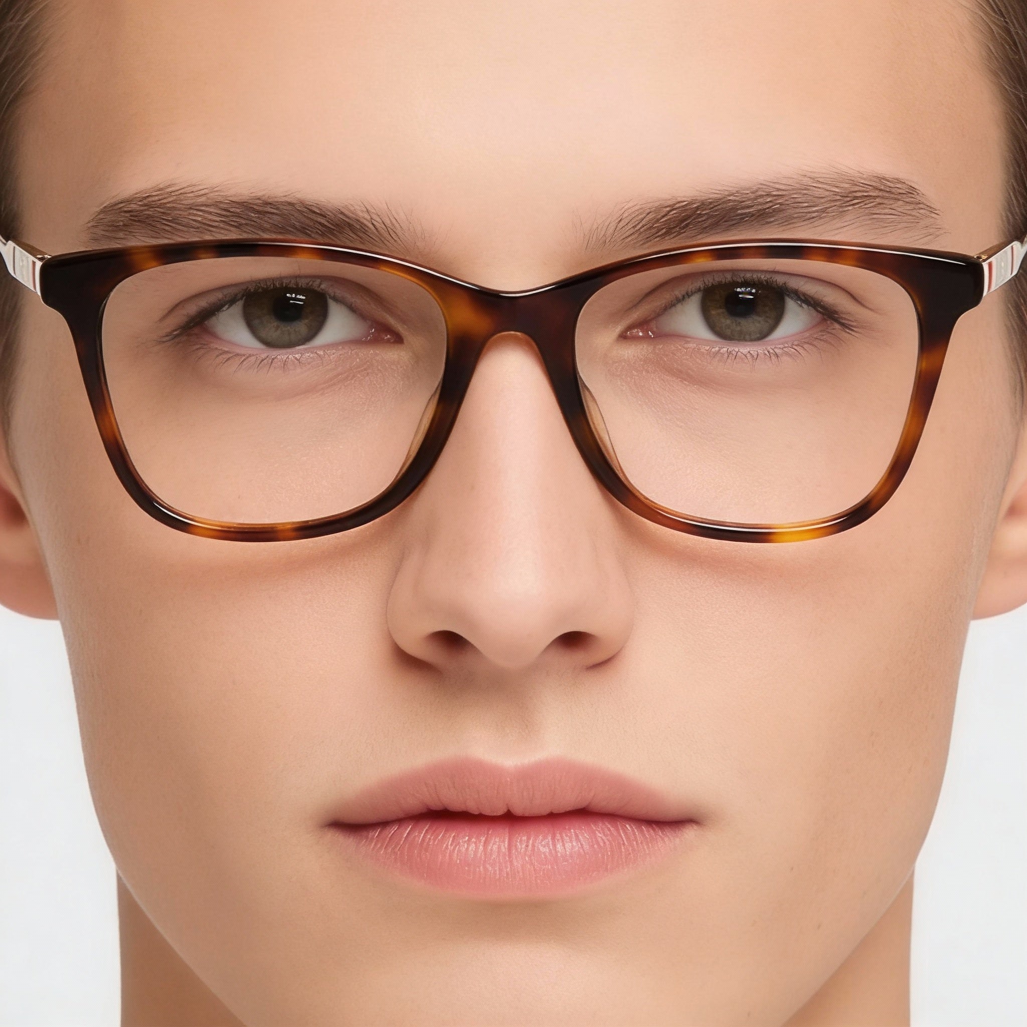 Carolina Herrera HER 0118/G Havana Rectangle Unisex Eyeglasses, Photo 4