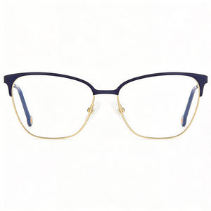 Carolina Herrera Her 0119 Square Eyeglasses for Women — front view, Alloy Steel