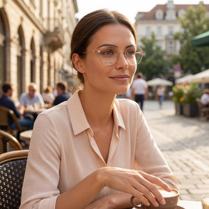 Carolina Herrera Her 0121 Gold Copper Eyeglasses Women — lifestyle wear, library reading and research hours
