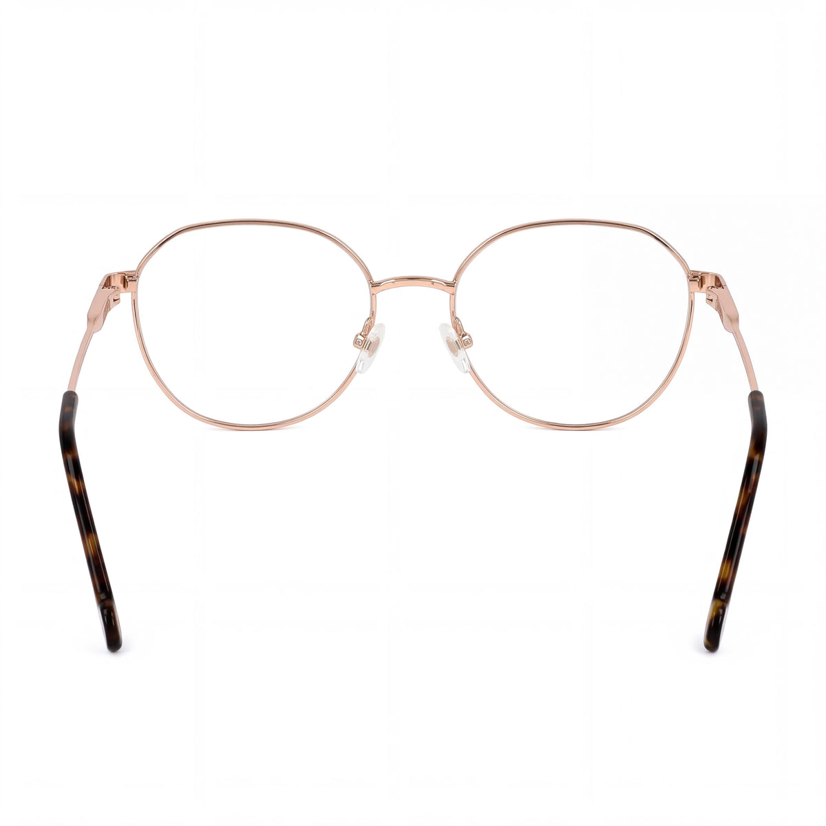 Carolina Herrera Her 0121 Gold Copper Round Eyeglasses for Women, 54mm, Photo 3