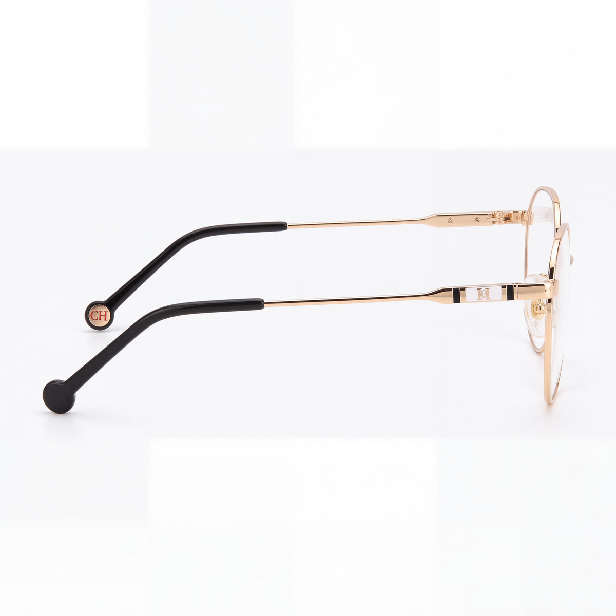 Carolina Herrera Her 0121 Rose Gold Round Eyeglasses for Women, 54mm, Photo 2