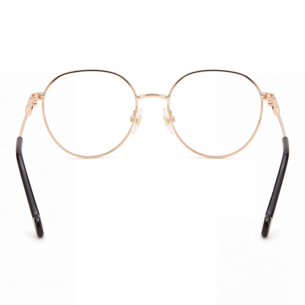 Gafas graduadas redondas para mujer Carolina Herrera Her 0121 en oro rosa, 54 mm, Photo 4