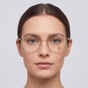 Carolina Herrera Her 0121 Gold Eyeglasses Women — lifestyle wear, office and screen work daily