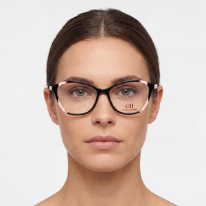 Carolina Herrera Her 0122 Black Nude Eyeglasses Women — lifestyle wear, professional and business attire