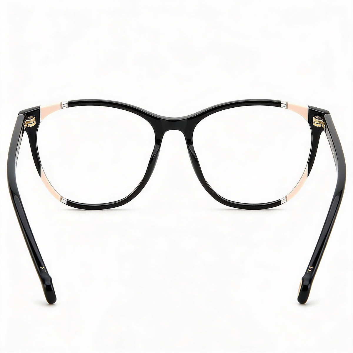 Gafas graduadas Carolina Herrera Her 0123 Black Nude para mujer, 54mm, Photo 4