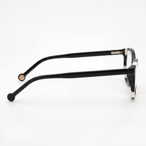 Carolina Herrera Her 0125 Rectangle Eyeglasses for Women — front view, Acetate