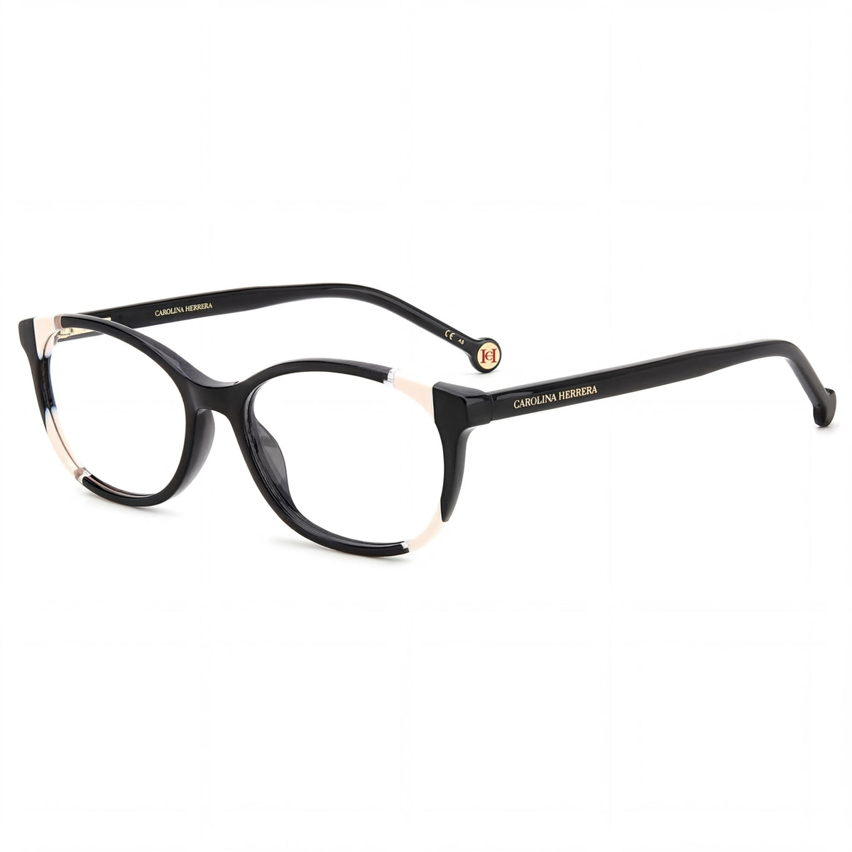 Gafas de sol Carolina Herrera Her 0125 rectangulares negras para mujer, 53 mm, Photo 1