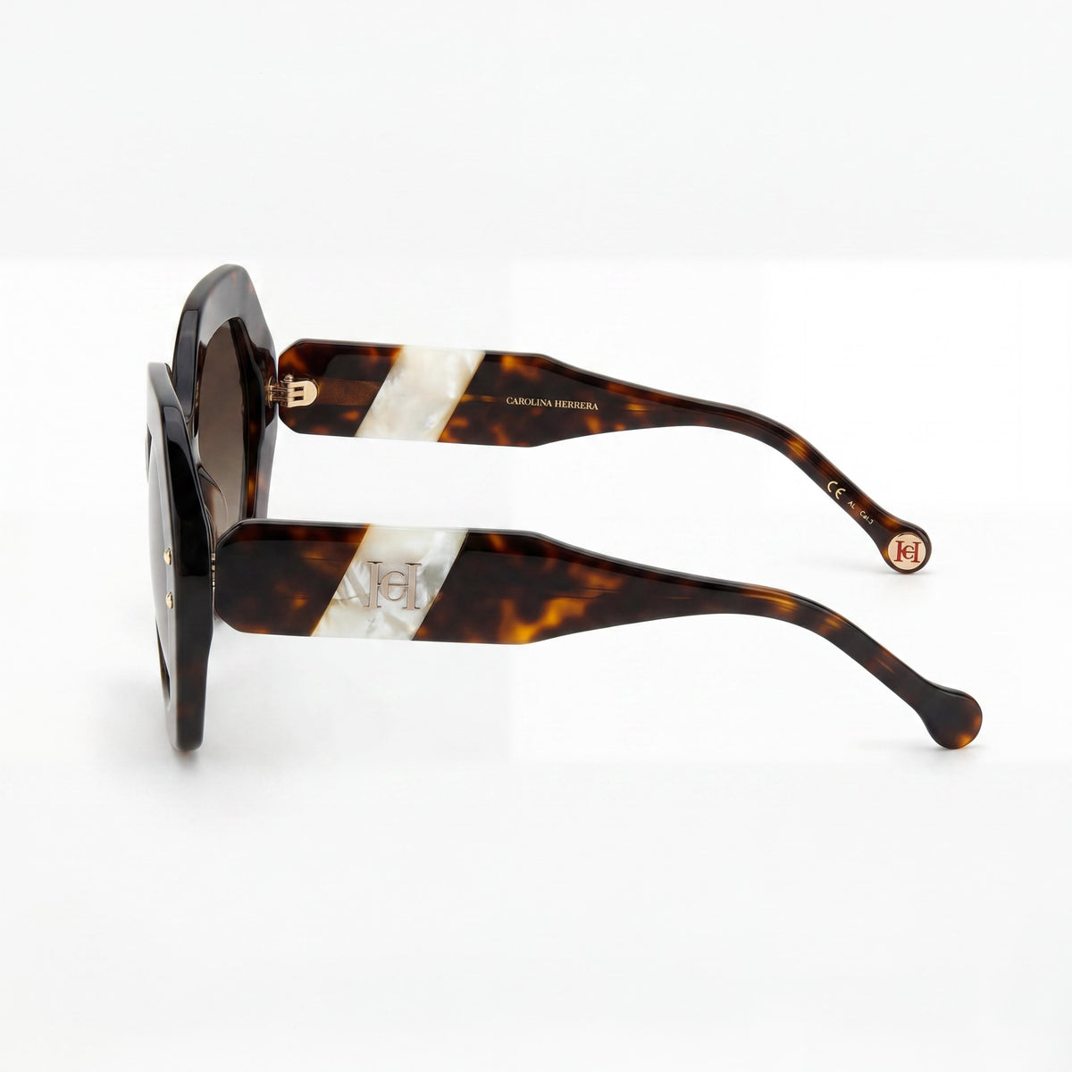 Gafas de sol redondas para mujer Carolina Herrera HER 0126/S Havana, 52mm, Photo 3