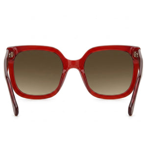 Carolina Herrera HER 0128/S Cat Eye Sunglasses for Women — interior view, Non-Polarized lens detail