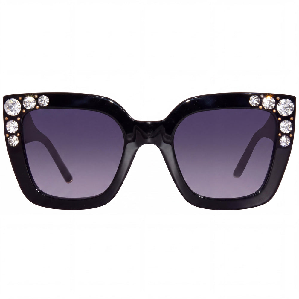 Carolina Herrera Her 0130/S Square Sunglasses for Women — front view, Plastic frame