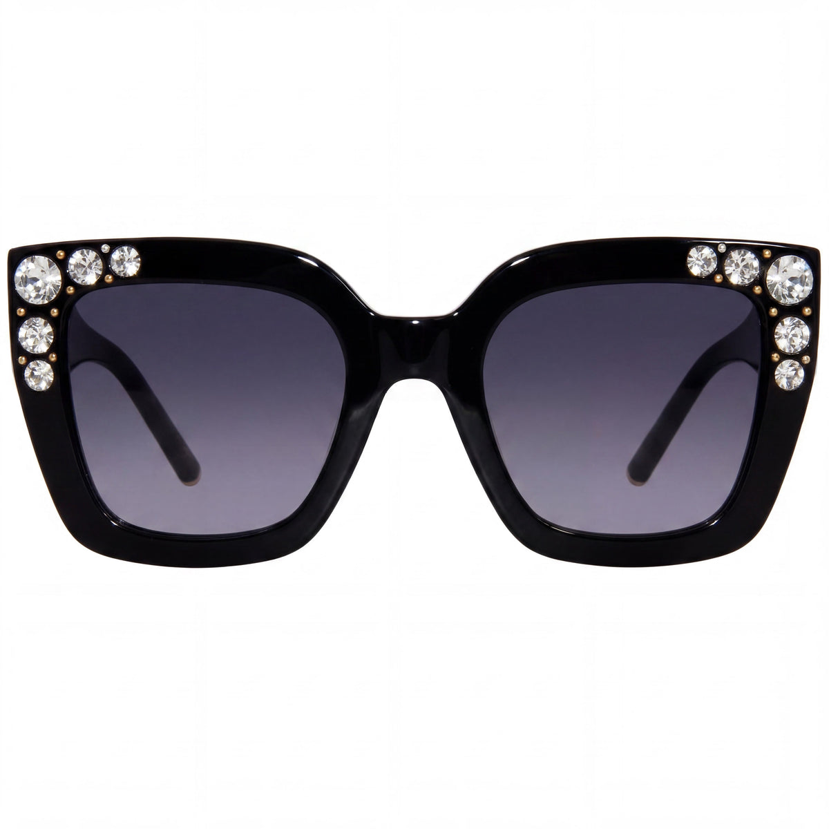 Gafas de sol Carolina Herrera Her 0130/S estilo ojo de gato para mujer, color negro, 52 mm, Photo 2