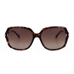 Carolina Herrera HER-0132/G/S Rectangle Sunglasses for Women — front view, Plastic frame