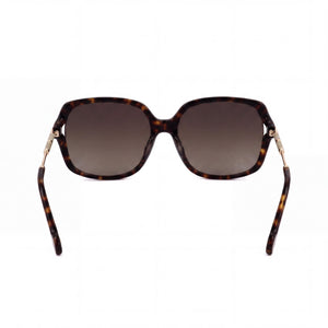 Carolina Herrera HER-0132/G/S Rectangle Sunglasses Women — side view, Non-Polarized Brown Shaded lens
