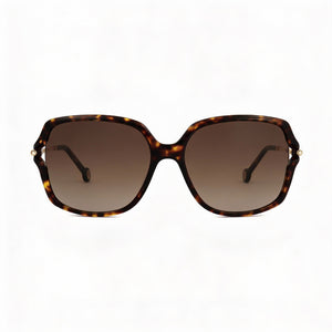 Carolina Herrera HER-0132/G/S Square Sunglasses for Women — front view, Plastic frame