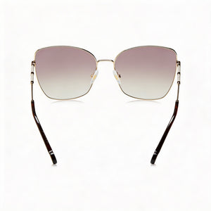 Carolina Herrera HER 0133/S Butterfly Sunglasses Women — side view, Non-Polarized Brown Gradient lens