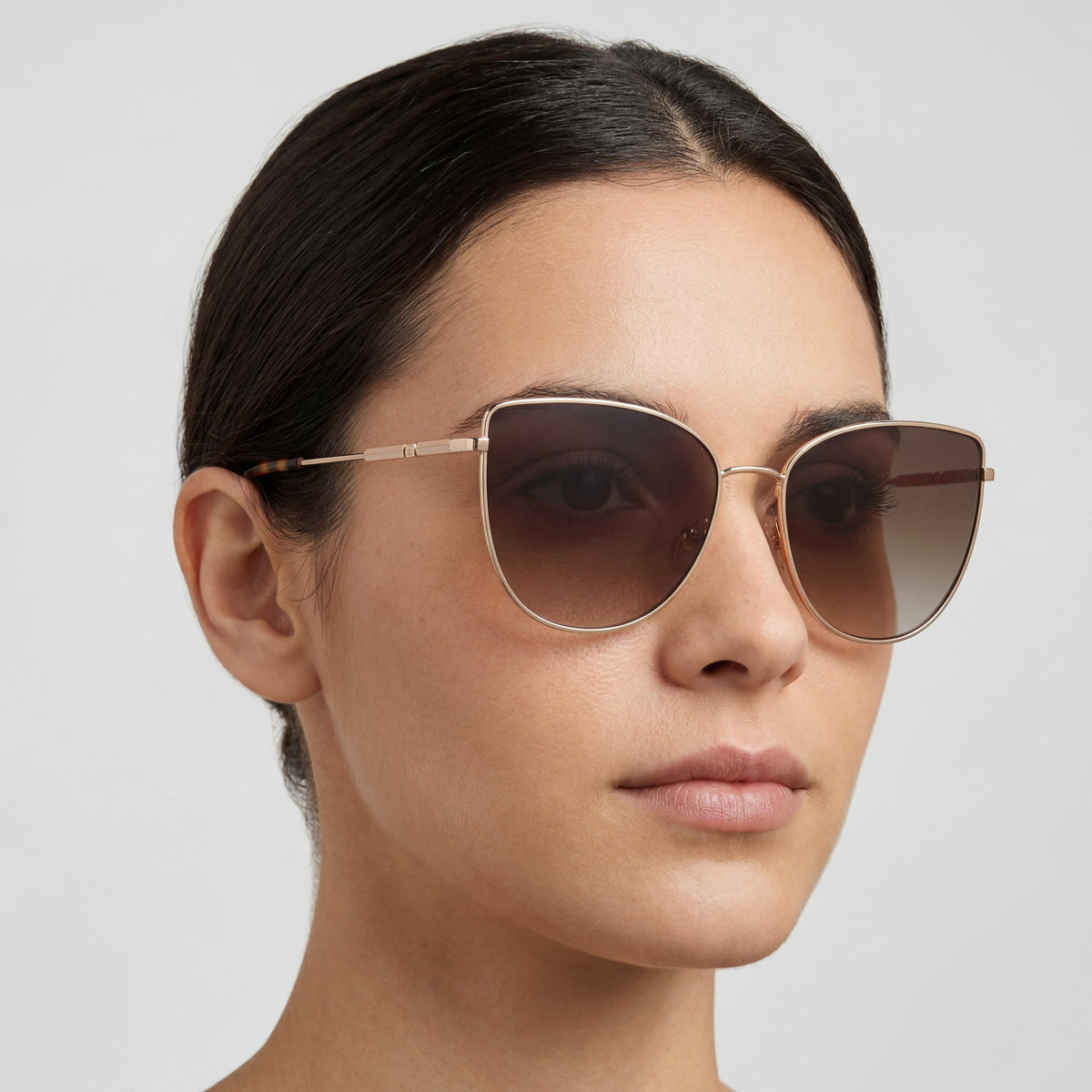 Carolina Herrera Her 0138/s Gold Cat Eye Sunglasses for Women, 59mm, Photo 4
