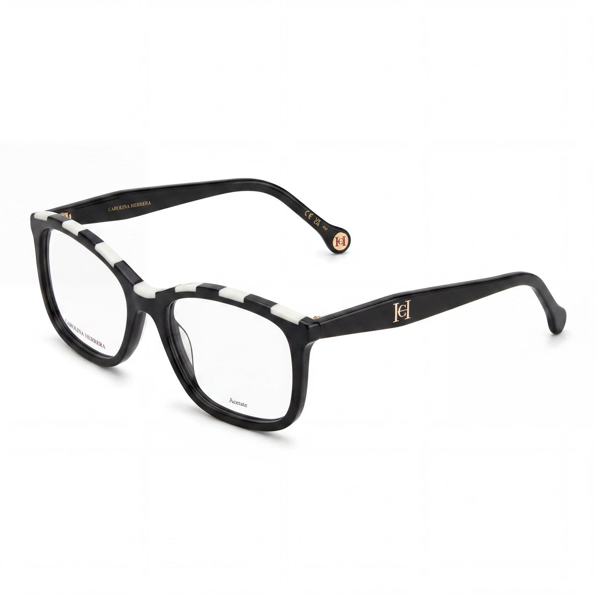 Gafas Carolina Herrera Her 0147 para mujer, negro y blanco, 54 mm, Photo 1