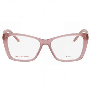 Carolina Herrera Her 0149 Rectangle Eyeglasses for Women — front view, Acetate