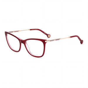 Carolina Herrera Her 0151 Red Square Eyeglasses for Women, Acetate frame