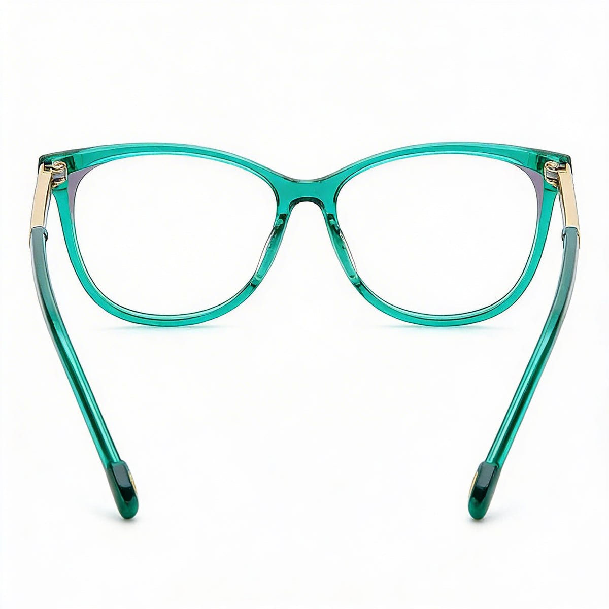 Carolina Herrera Her 0163 Green Rectangle Eyeglasses for Women, 53mm, Photo 4