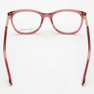 Carolina Herrera Her 0163 Rectangle Eyeglasses Women — side view, Pink Acetate temples