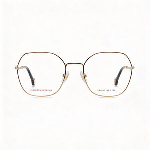 Carolina Herrera Her 0173 Square Eyeglasses for Women — front view, Metal