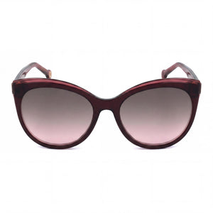 Carolina Herrera HER 0175/S Cat Eye Sunglasses for Women — front view, Acetate frame