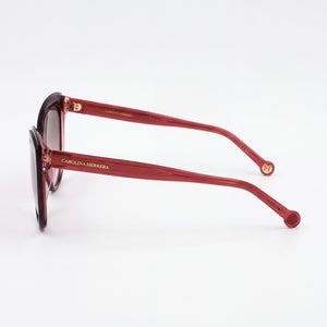 Carolina Herrera HER 0175/S Cat Eye Sunglasses for Women — front view, Acetate frame