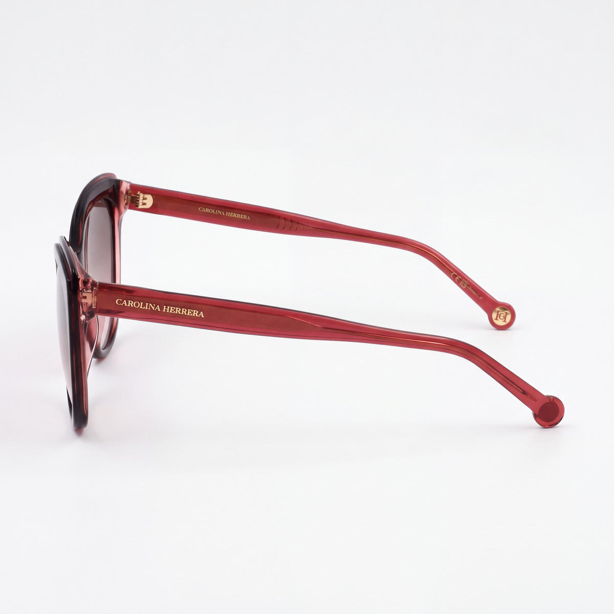 Carolina Herrera HER 0175/S Red Cat Eye Sunglasses for Women, 57mm, Photo 2