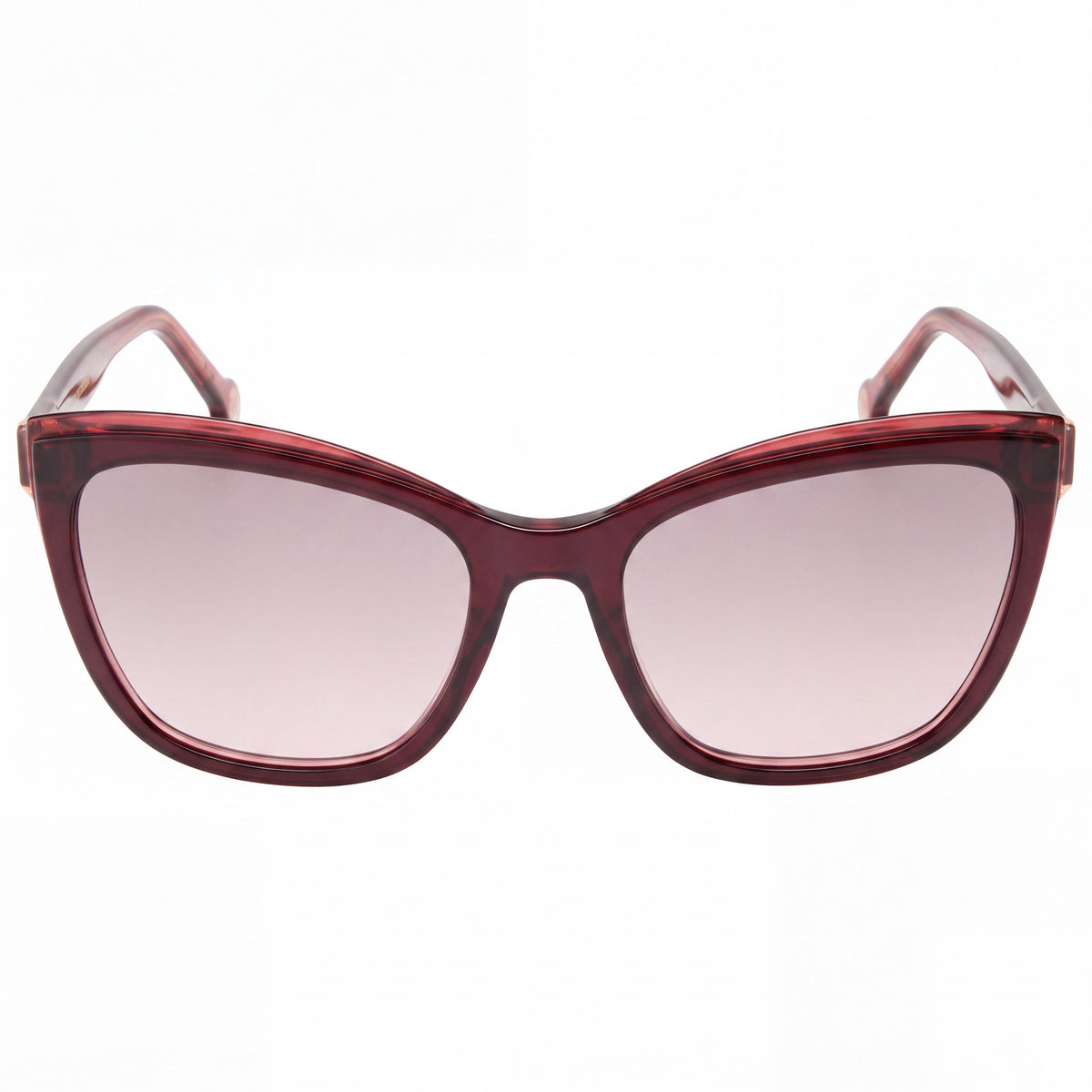 Gafas de sol rectangulares Carolina Herrera para mujer en color rojo burdeos, 55 mm, Photo 2