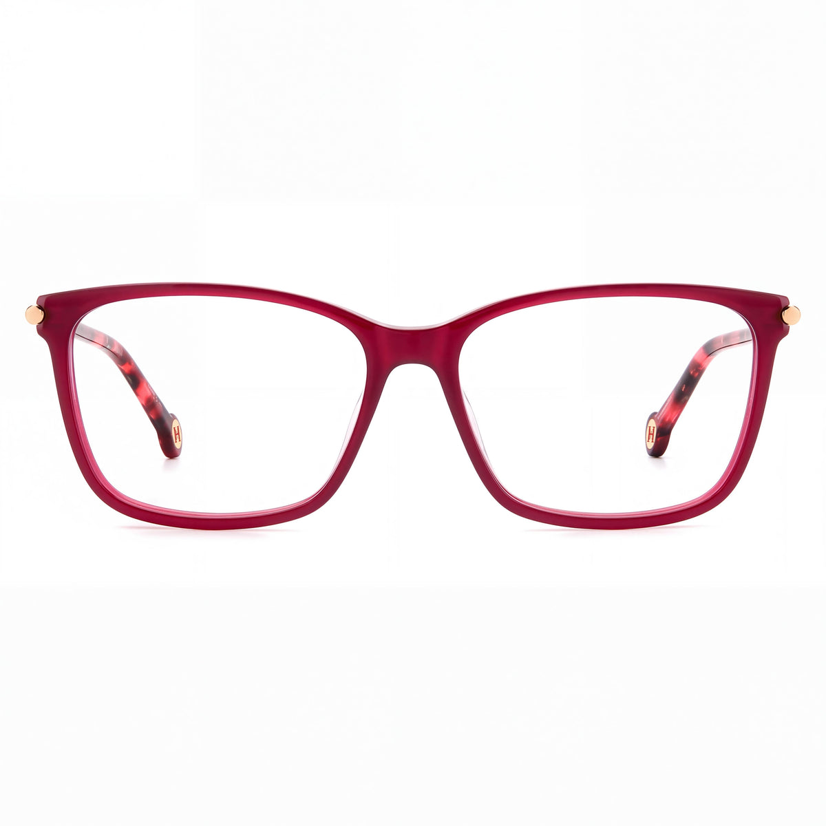 Carolina Herrera HER 0199/G Burgundy Gold Eyeglasses for Women, 55mm, Photo 2