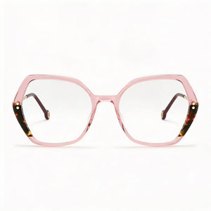 Carolina Herrera HER 0205 Rectangle Eyeglasses for Women — front view, Light Acetate