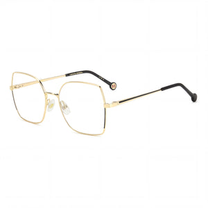 Carolina Herrera Her 0206 Black Rectangle Eyeglasses for Women, Metal frame