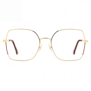 Carolina Herrera HER 0206 Square Eyeglasses for Women — front view, Metal