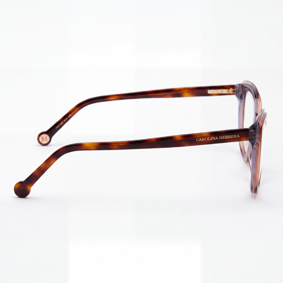 Carolina Herrera Her 0207 Brown Grey Eyeglasses for Men, 53mm, Photo 2