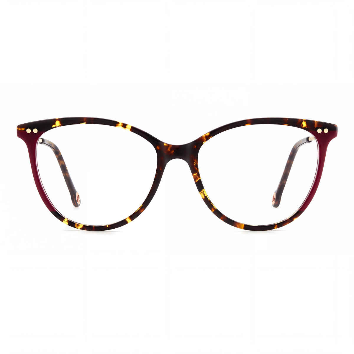 Gafas de sol CAROLINA HERRERA 0210 para mujer, estilo casual, no polarizadas, montura de acetato color habana y rojo claro, 52 mm, Photo 2